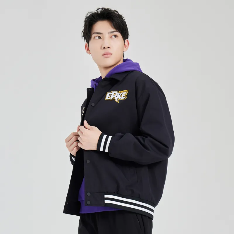 Erke Jackets Men Jet Black-5