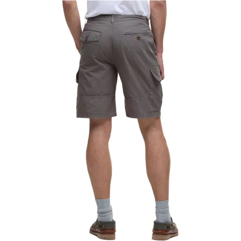 BARBOUR SS25 Casual Shorts Men's Gunmetal Color-2