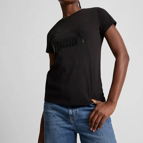PUMA Classics Shiny Logo Women's Tee-2