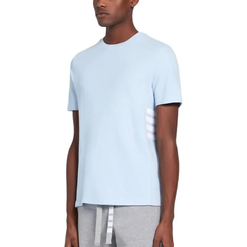 THOM BROWNE· T-Shirt Men's Light Blue-2