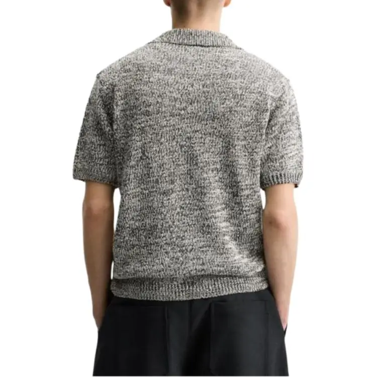 ZARA Polo Shirts Men Black-4