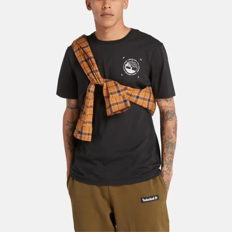 Timberland T Shirts Men Black-2