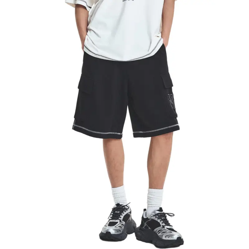 MLB Basic New York Yankees Casual Shorts Unisex Black-2