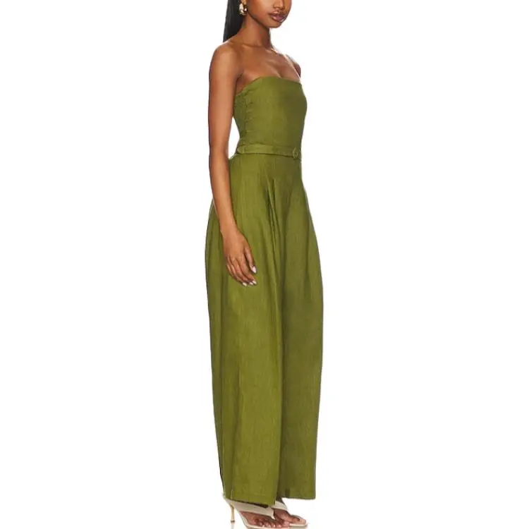 FAITHFULL THE BRAND Jumpsuit Women's Green-2