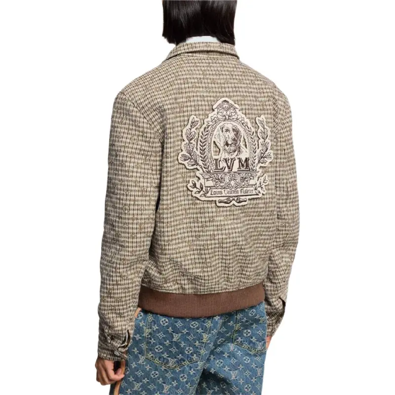 Lv Monogram Wool Harrington Blouson-3