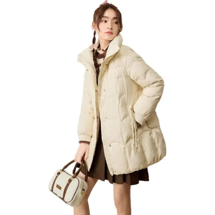 ZIHAN Down Jackets Women's Ecru-4