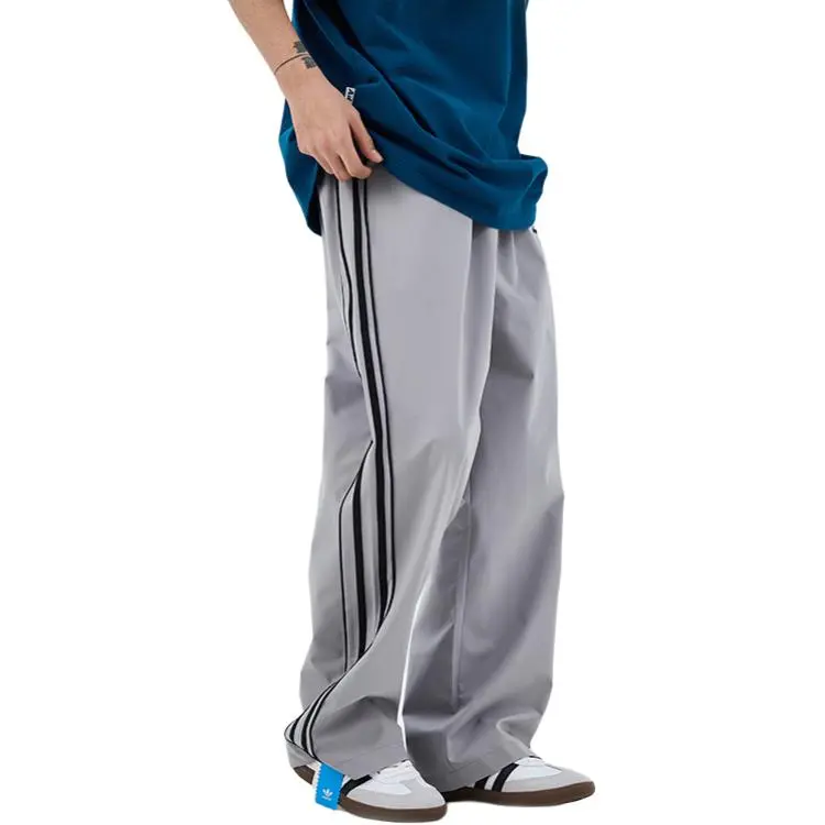BENMYSHOWER Knitted Sweatpants Unisex Gray-3
