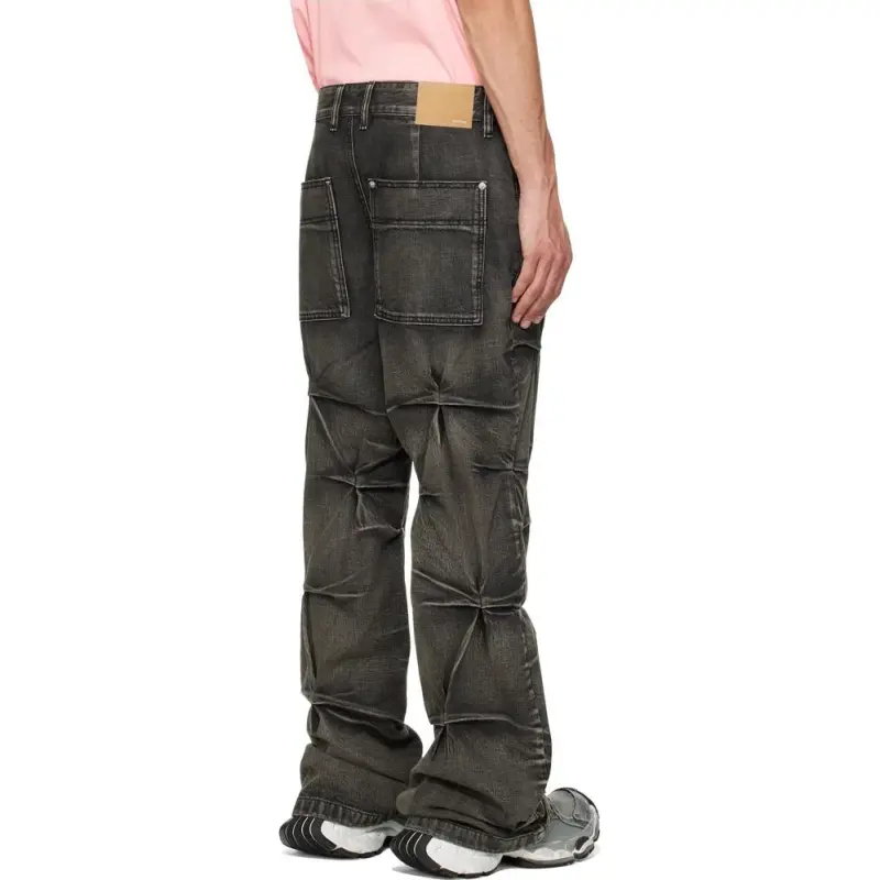 WE11DONE Jeans Men Black-1