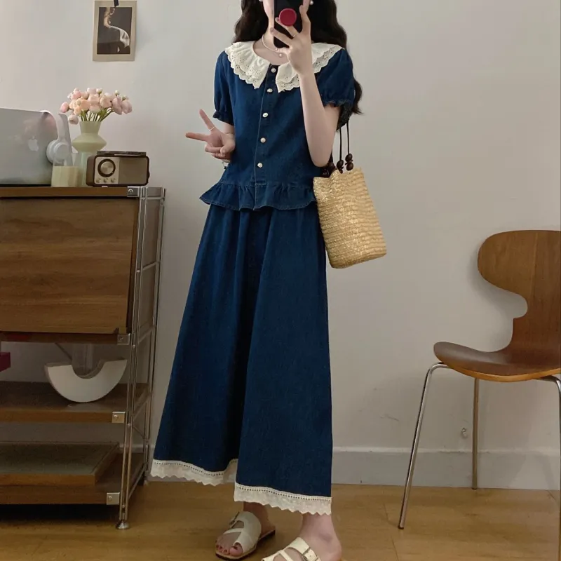 GULIANFEI Two Piece Skirt Sets Women's-5