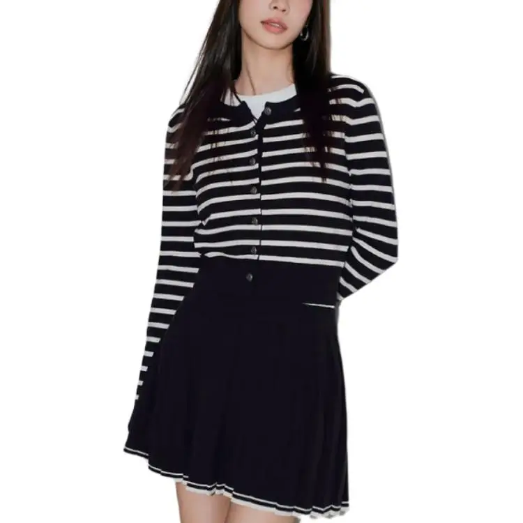 URBAN REVIVO Casual Short Skirts Women's Ink Blue-2