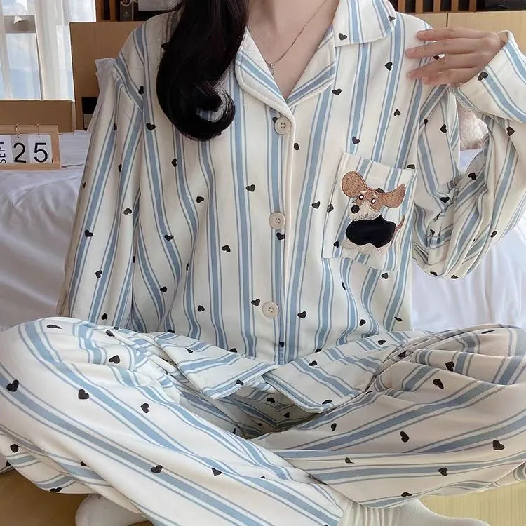 WANANNI Pajama Set Women's Sky Blue-1