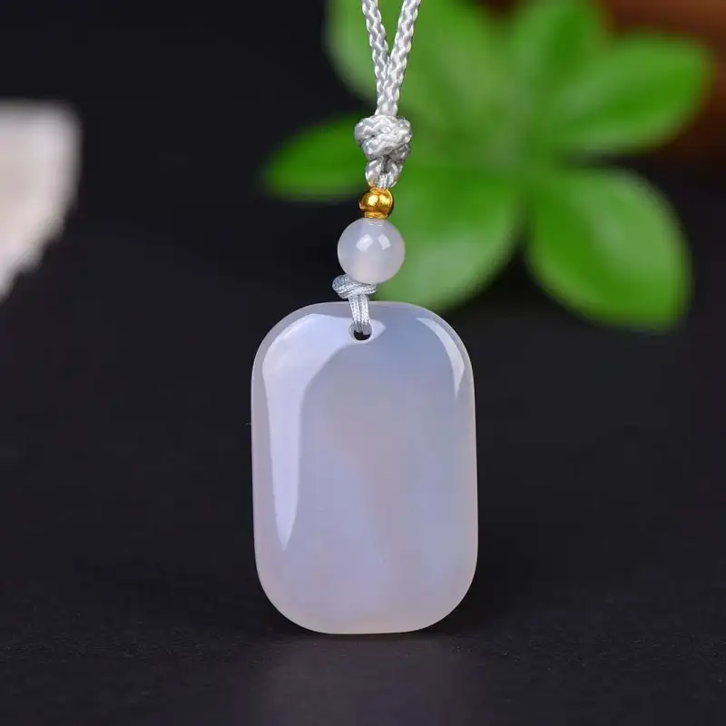 Grace Chalcedony Necklaces Unisex-3