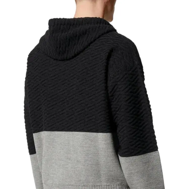 VERSACE Sweaters Men Black Gray Color-4