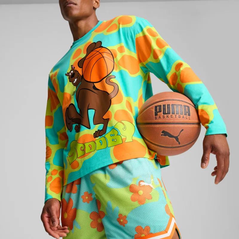 PUMA Camiseta De Manga Larga Para Hombre PUMA Hoops X Scooby Doo-2
