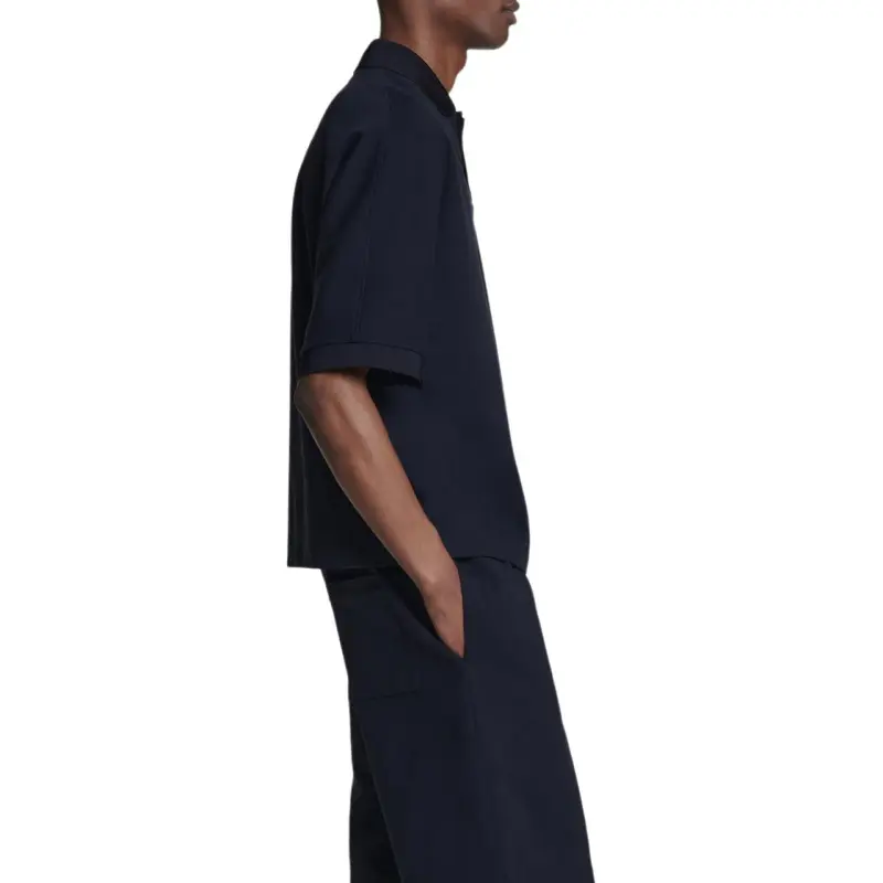 COS Polo Shirts Men Navy Blue-4