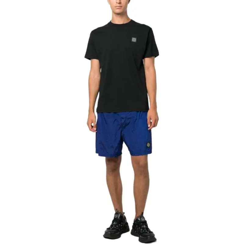 STONE ISLAND Logo Patch Crewneck T-Shirt-2