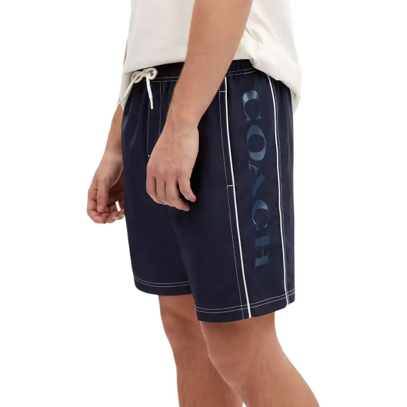 COACH Swim Trunks Swimming Shorts Men's Marine Blue-3