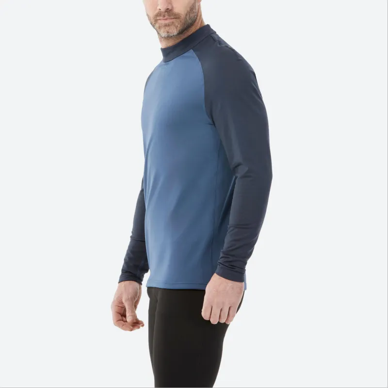 DECATHLON Undershirt Men's Ink Teal/Dark Blue-2