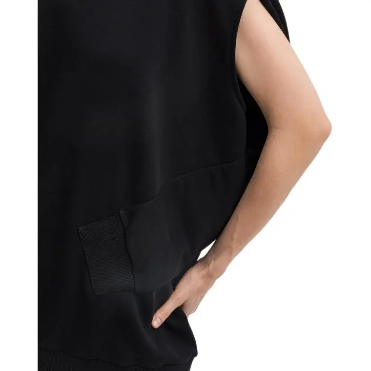 MM6 Maison Margiela Stitched-sleeves Hoodie-4