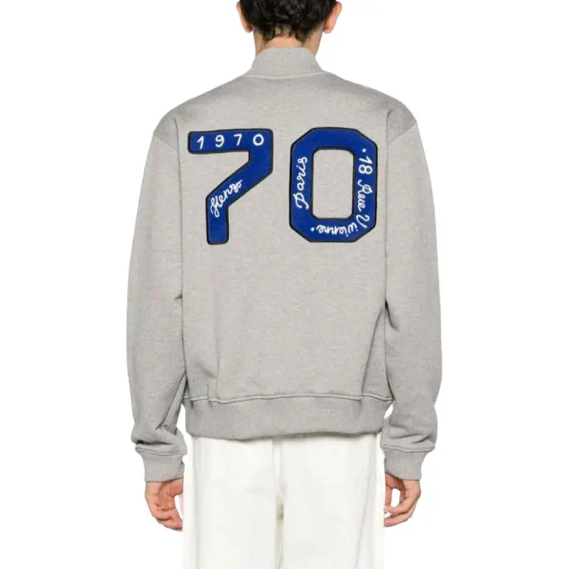 KENZO Academy Button Up Bomber Jacket-3