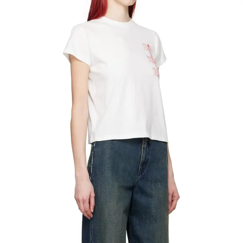MM6 Maison Margiela Numeric Printed Crewneck T Shirt-4