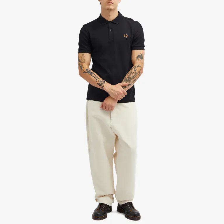 FRED PERRY Polo Shirt Men's Black-2