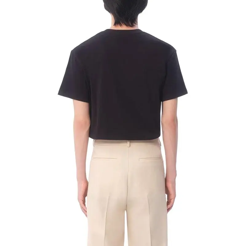 Valentino VLogo Embroidered Crewneck T Shirt-3