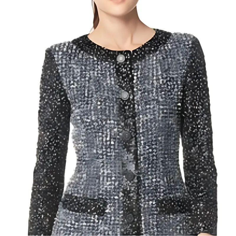 CHANEL Jackets & Coats Women's Gray-2