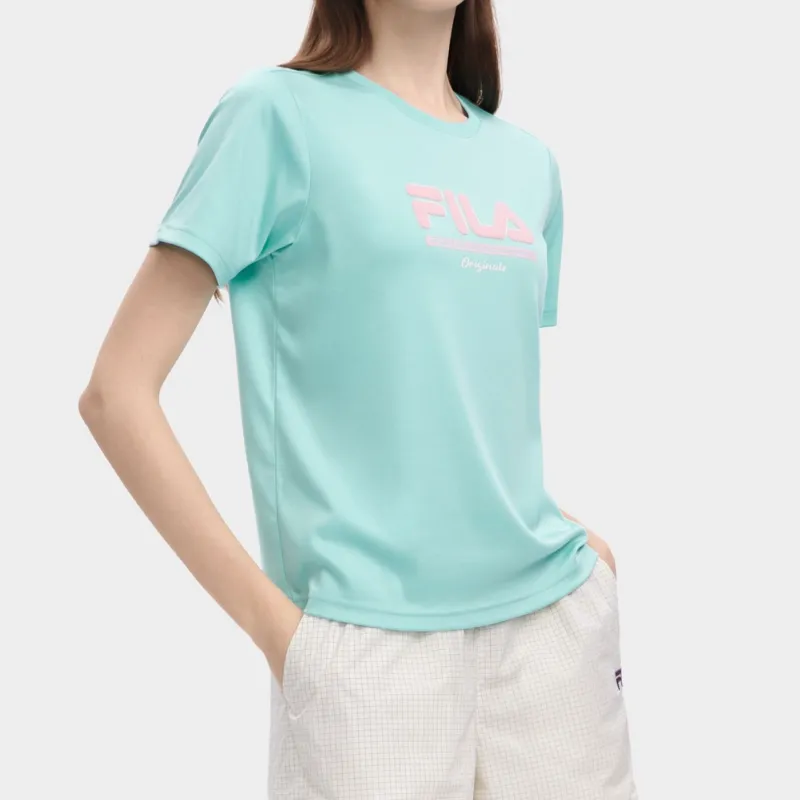 FILA T Shirts Women's Youth Green-4