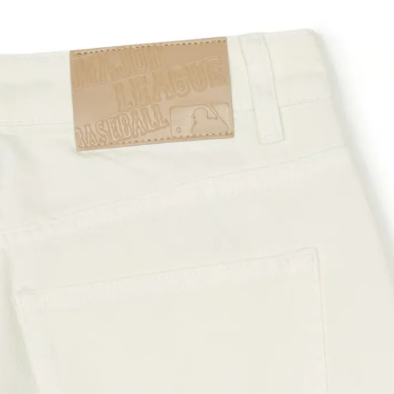 MLB New York Yankees Jeans Women's Cream-2