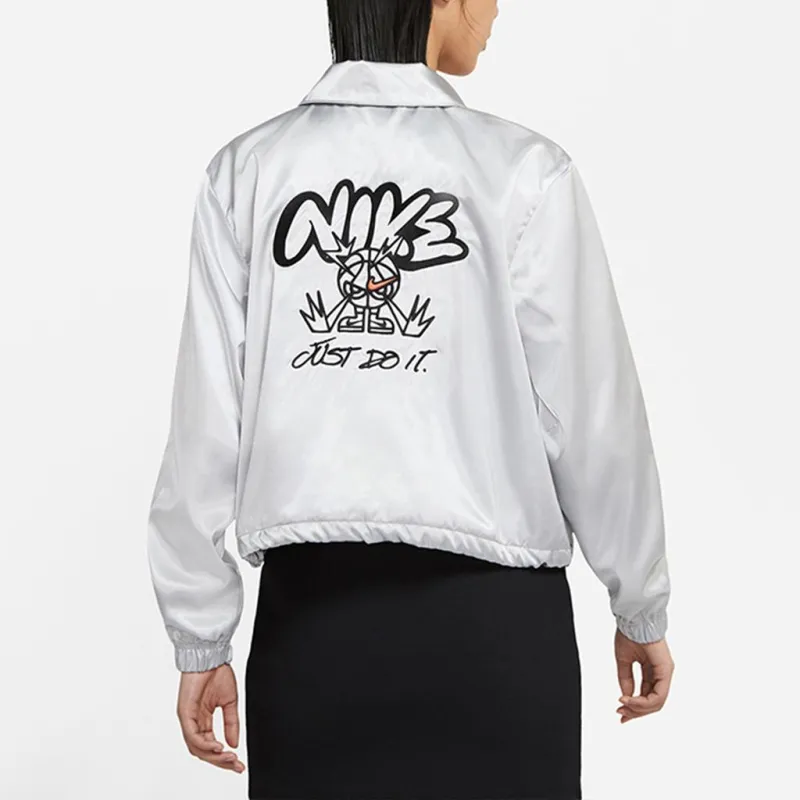 Nike Jackets Women's Silver-2