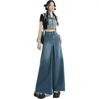 SONGS ALONG Jeans Women's Vintage Blue