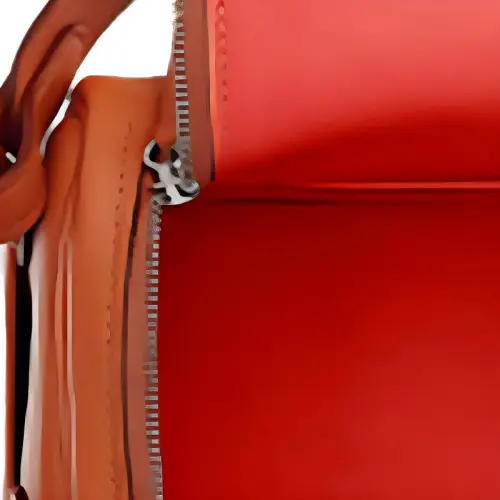 HERMES Lindy Swift Calfskin Handbag Crossbody Bag Mini Women's Terre Battue/Capucine Red Soil/Orange Red