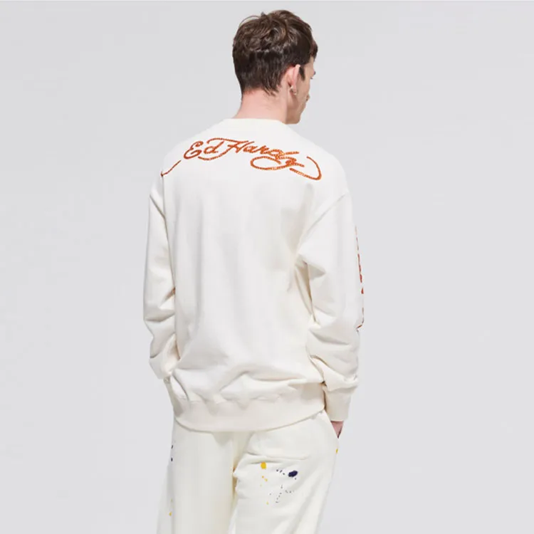 Ed Hardy Sweatshirts Men White-2