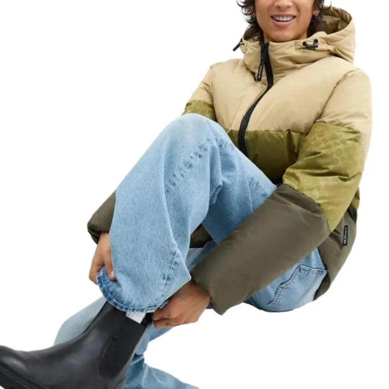 COACH FW24 Down Jacket Men's Mixed Green-3