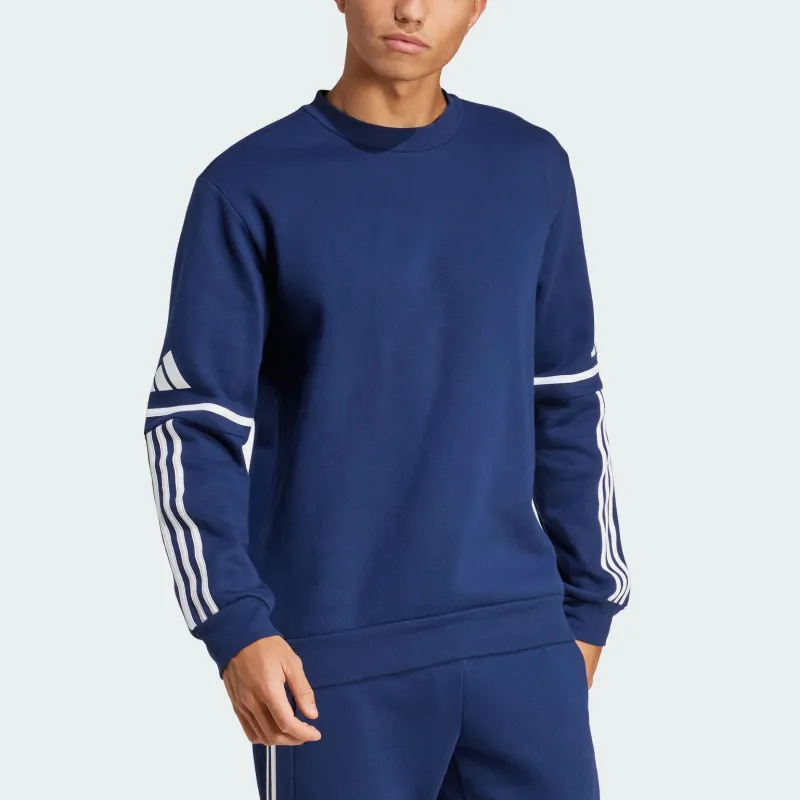 Adidas SQ25 SW CREW Sweatshirt Men's Navy Blue/White-3