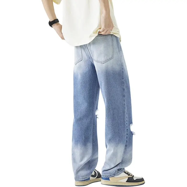 MGXEK Jeans Unisex Blue-4