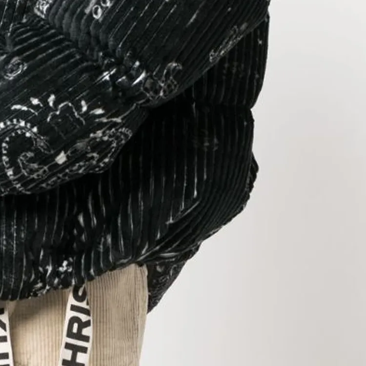 KHRISJOY Bandana print Puffer Jacket-5