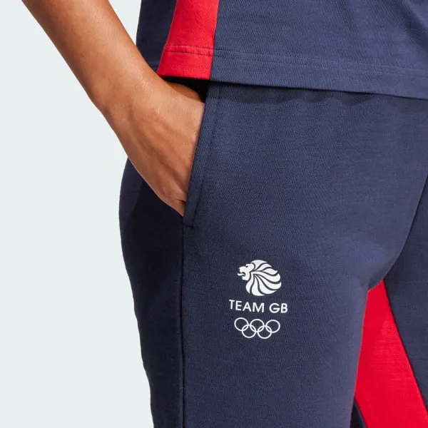 Adidas UK Training Wear Olympics Collection TEAM GB DANCE CARGO JOGGERS Casual Pants Women's Blue-5
