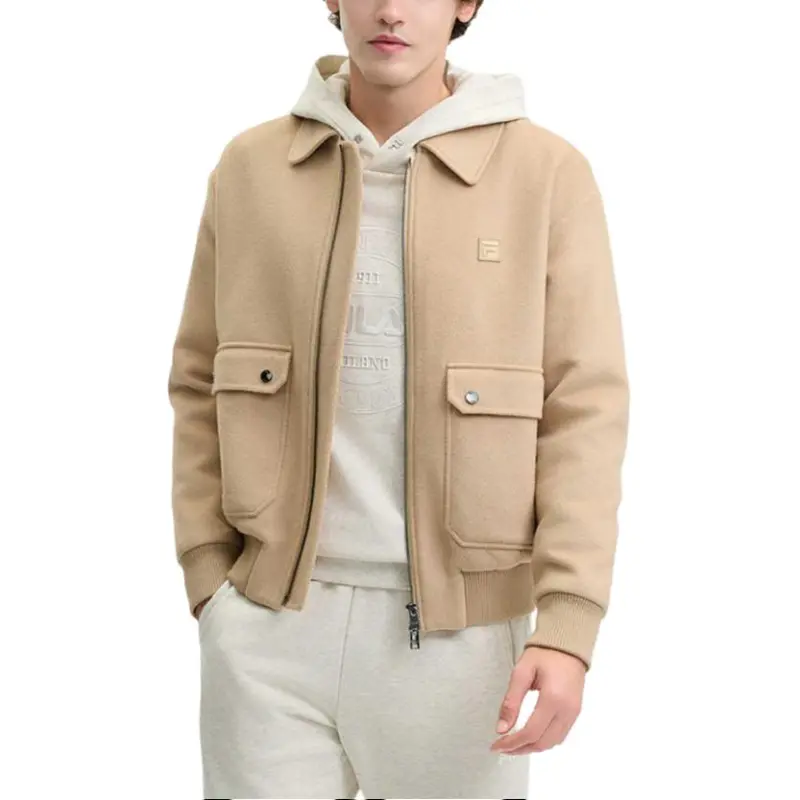FILA Jacket Men's Stone Sand Khaki-2