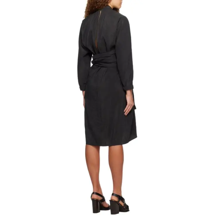 Lemaire Long Sleeved Dress Women's Black-1