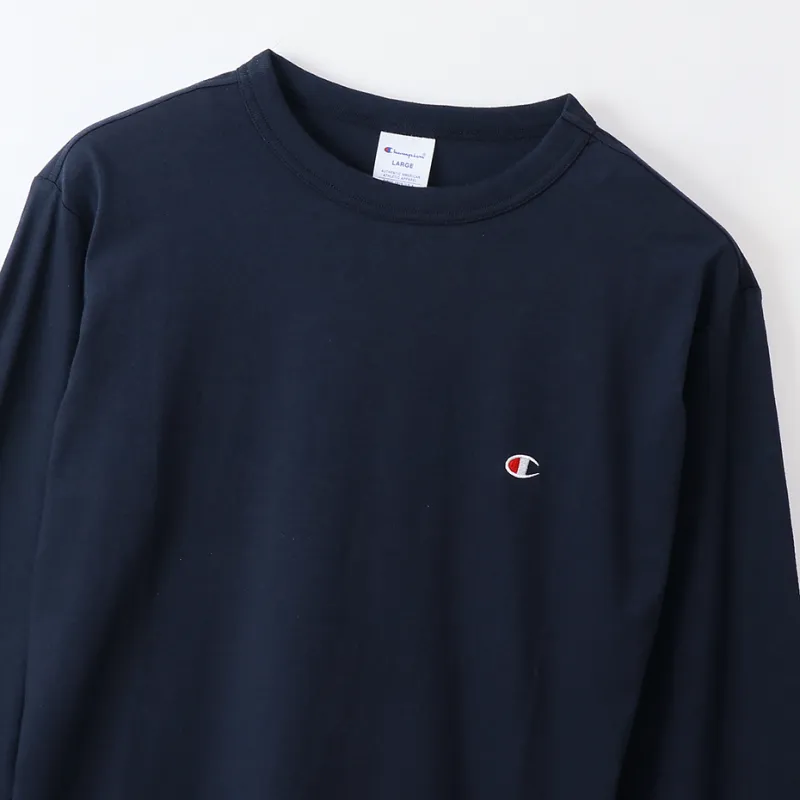 Champion T Shirt Japan Version Unisex Navy Blue-1