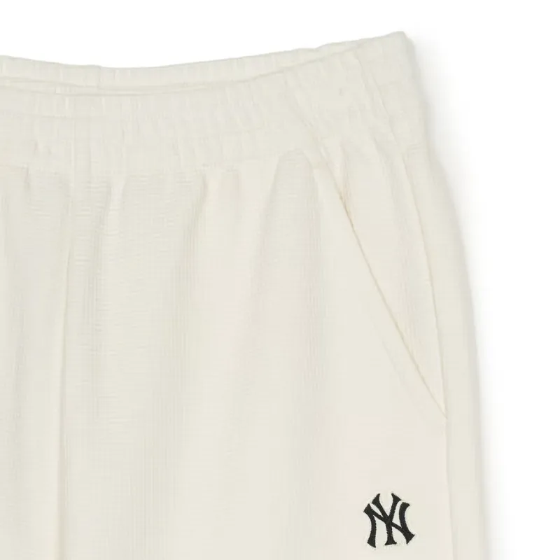 MLB New York Yankees Casual Pants Unisex Cream-2