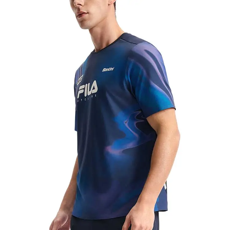 FILA CYCLING T Shirt Men's All Over Print ZA-3