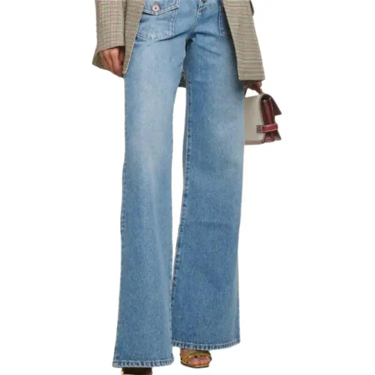 BALMAIN Jeans Women's Blue-3