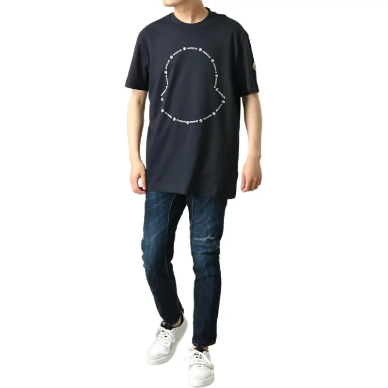 Moncler T Shirts Men Blue-1