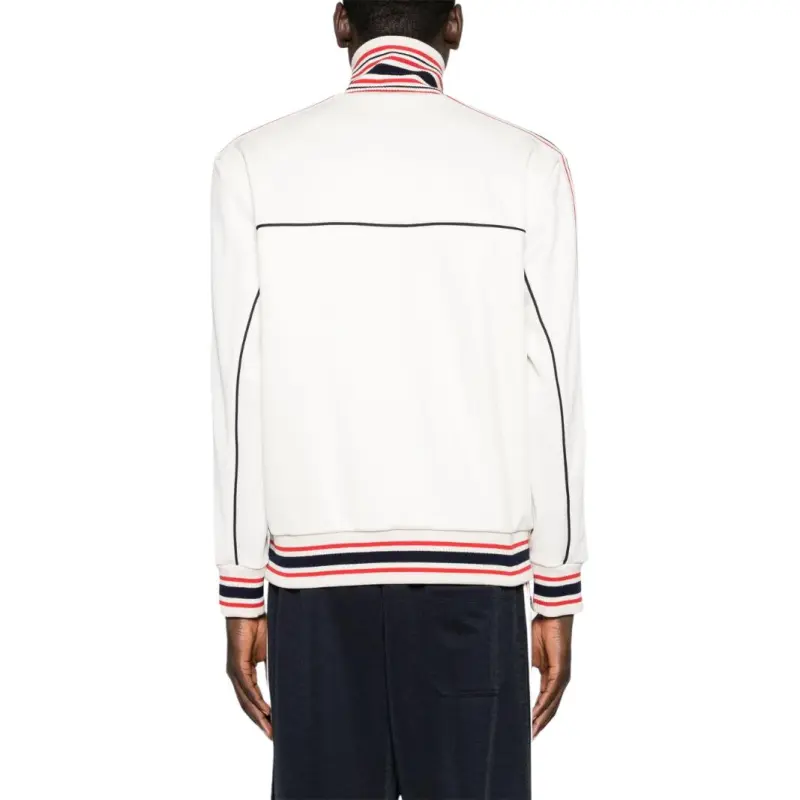 Golden Goose Logo Printed Zip Up Sweatshirt-3