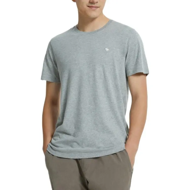 Abercrombie＆Fitch T Shirt Men's Heather Gray-3