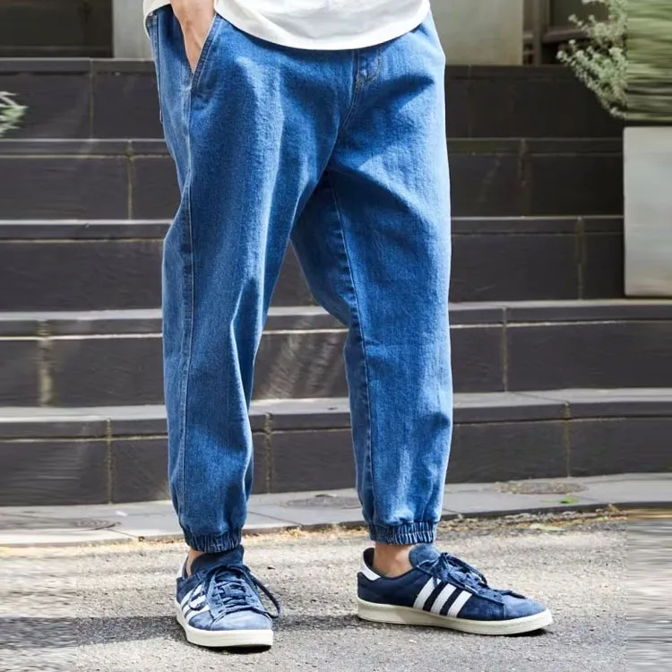 FREAK'S STORE Knitted Sweatpants Men Blue-1