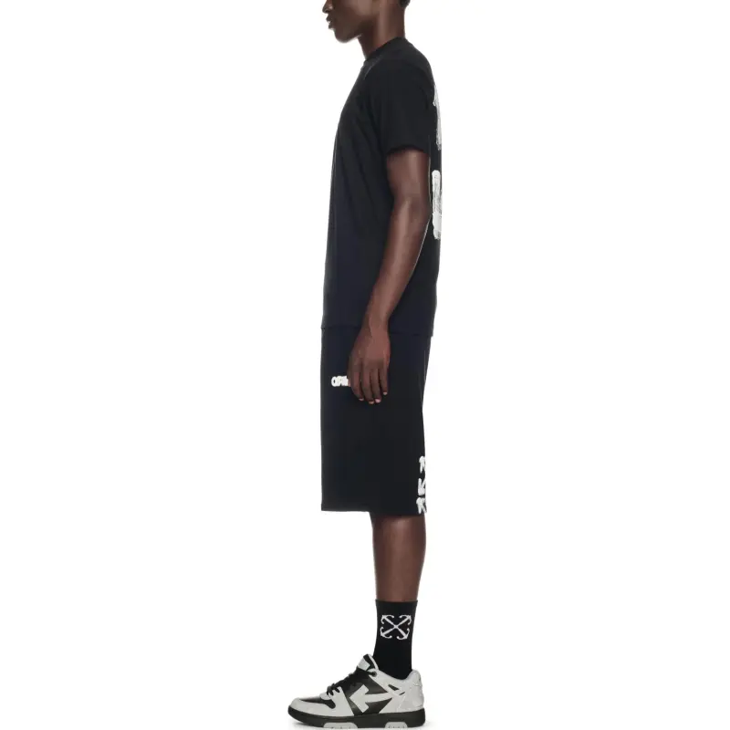 OFF WHITE Spray Arrow Track Shorts-3